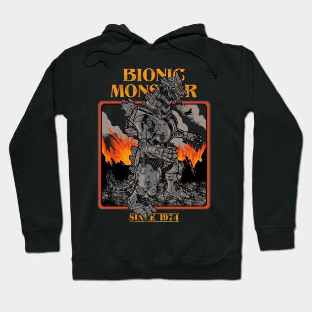 Bionic Monster since 1974 Hoodie by kimikodesign